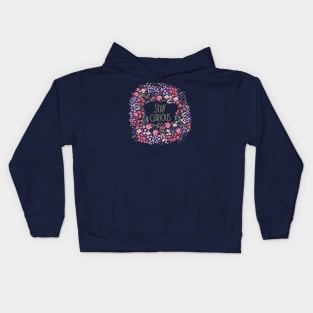 Stay curious Kids Hoodie